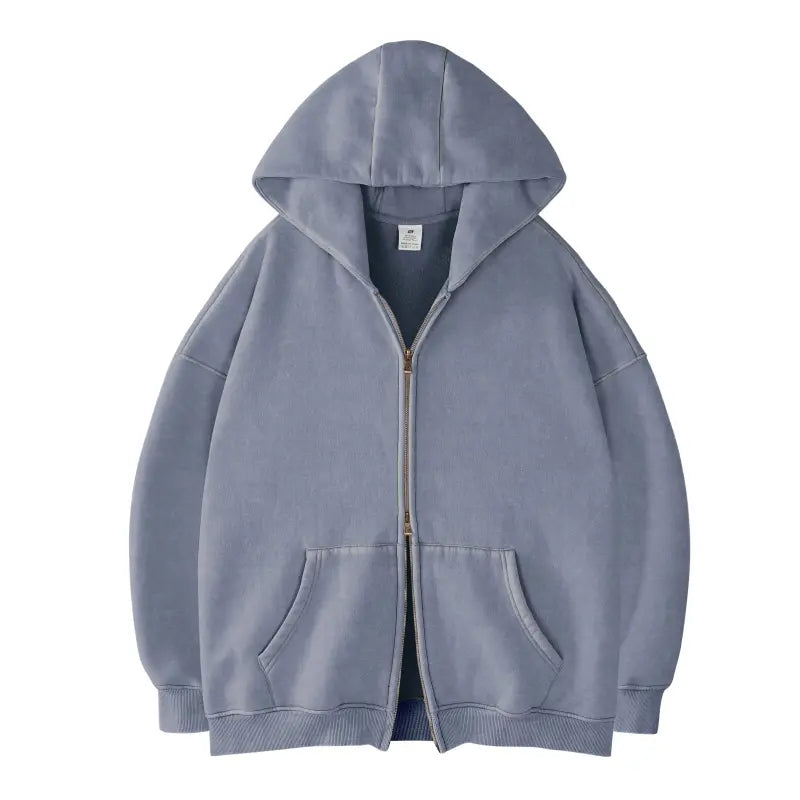 Unisex Oversized Zip-Up Hoodie