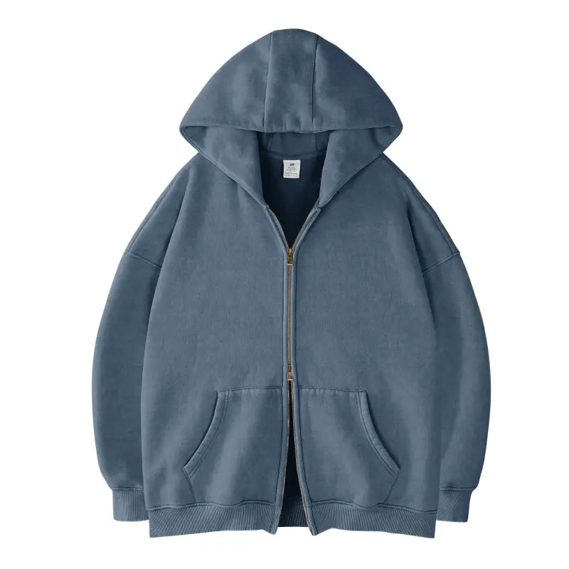 Unisex Oversized Zip-Up Hoodie
