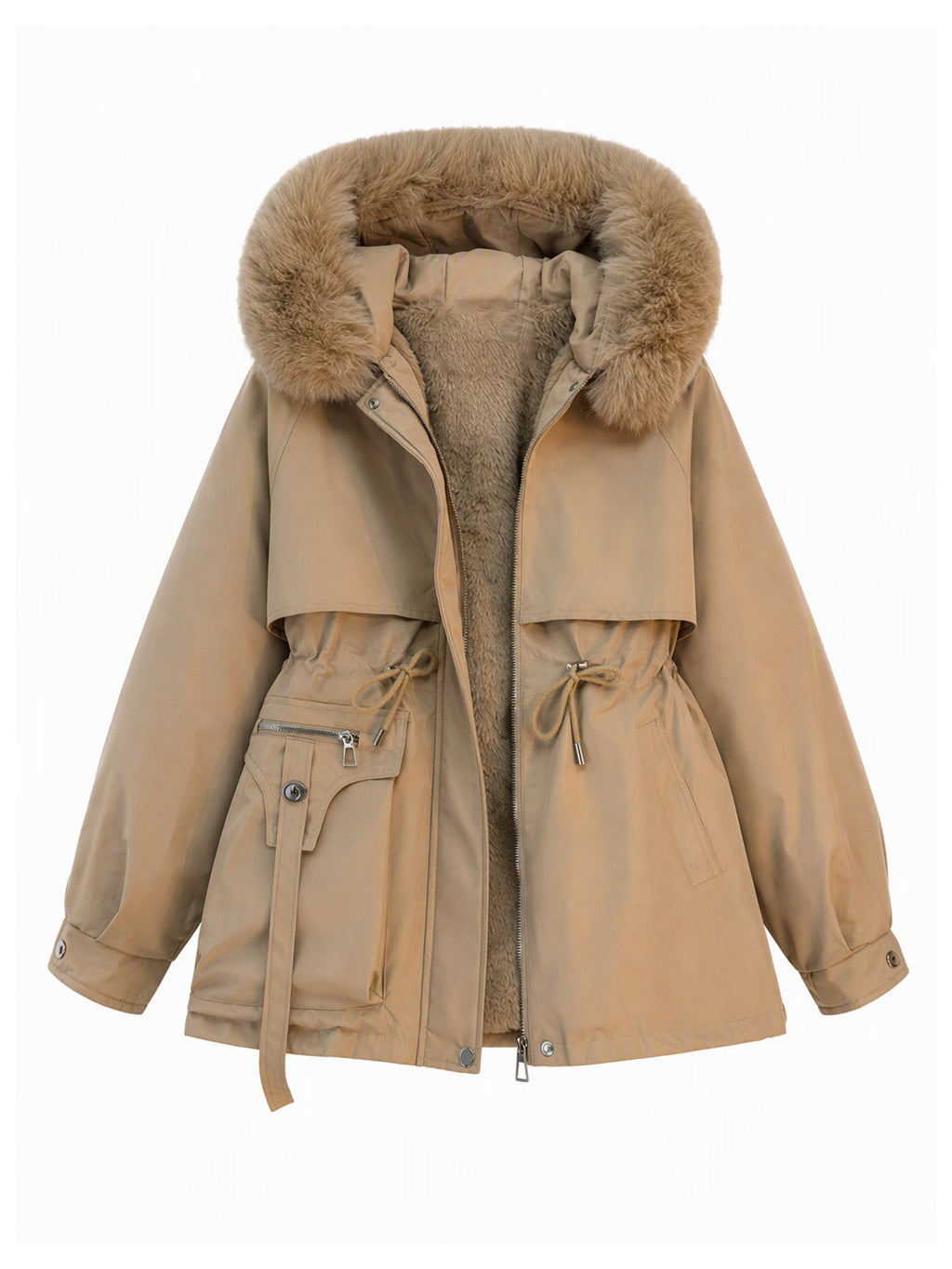 ⌛Limited-Time Offer🛍️ Women's Winter Faux Fur Padded Parka