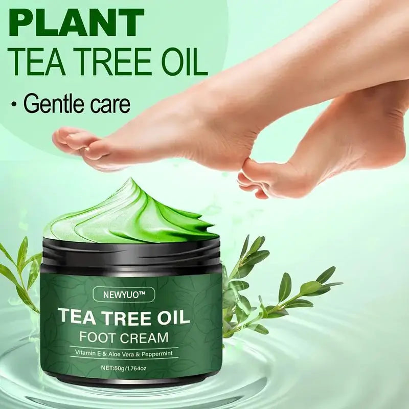 NEWYUOTM Tea Tree Oil Foot Cream