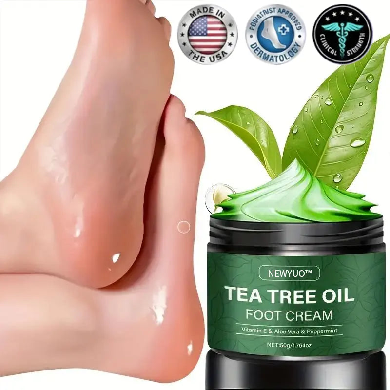 NEWYUOTM Tea Tree Oil Foot Cream