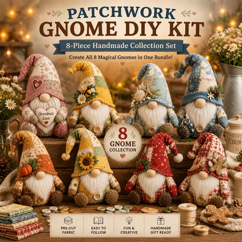 🧵DIY Patchwork Animal Kit – Create Your Own Adorable Animals