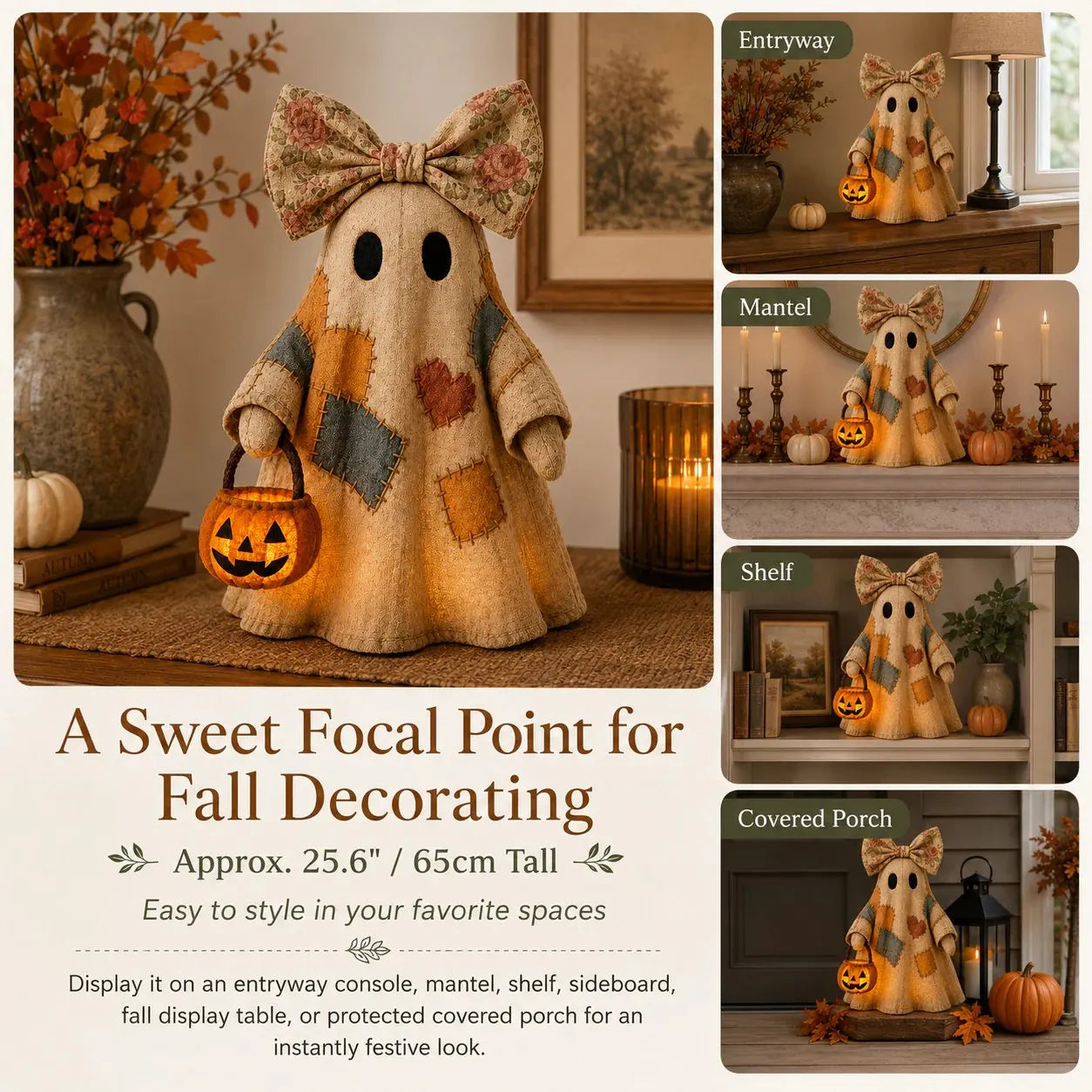 Add a touch of whimsical nostalgia to your home and create a warm, cozy atmosphere! 🎃✨🍂