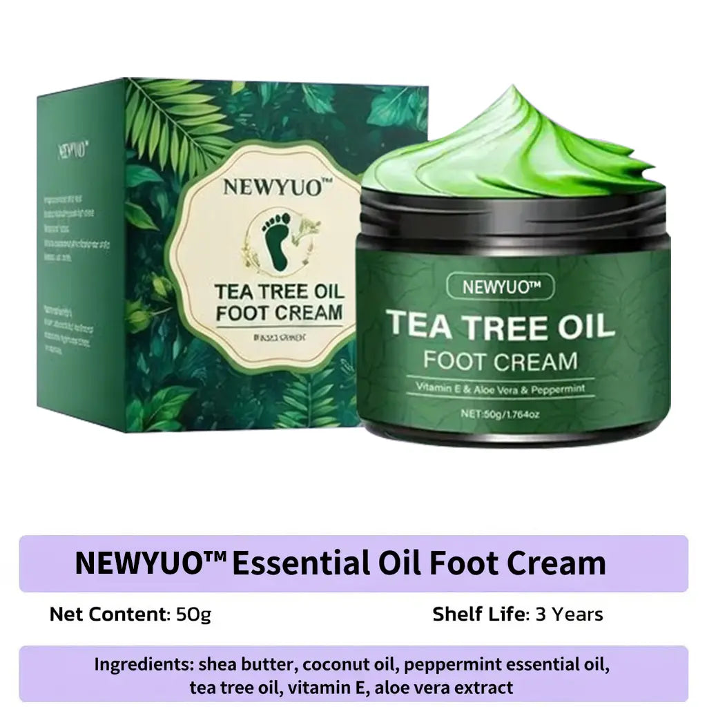 NEWYUOTM Tea Tree Oil Foot Cream