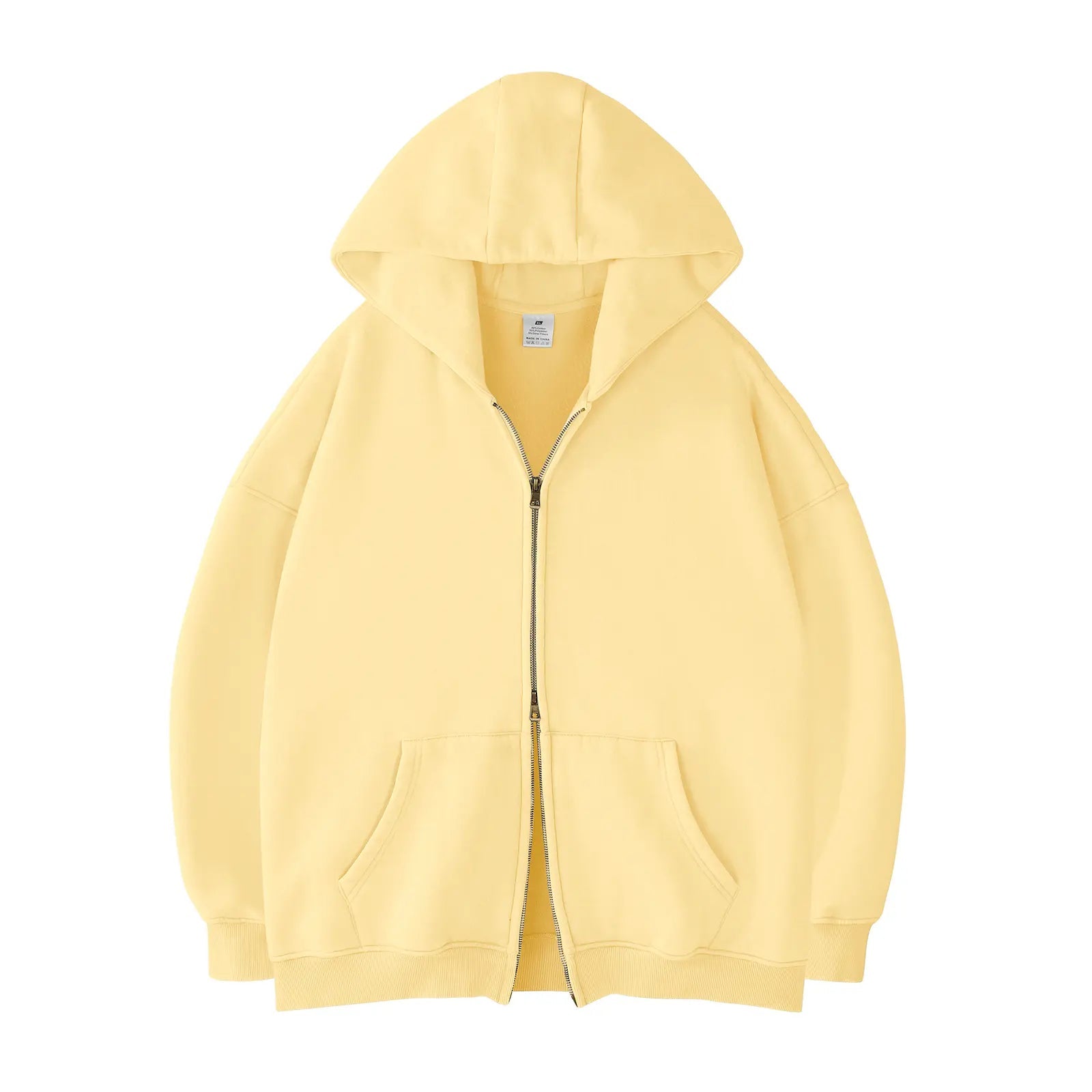Unisex Oversized Zip-Up Hoodie