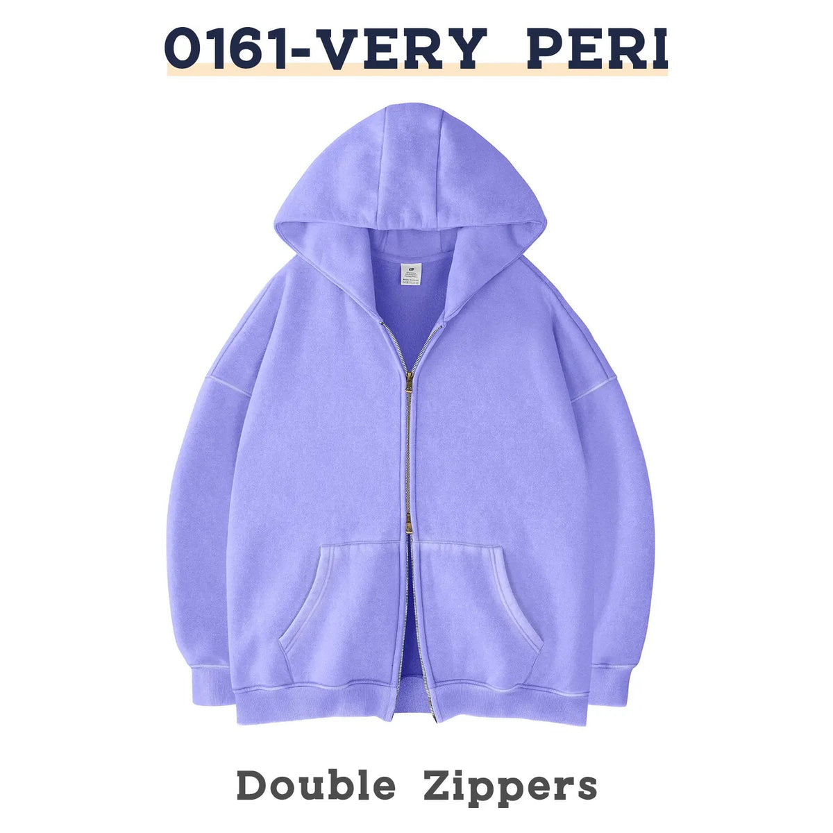 Unisex Oversized Zip-Up Hoodie