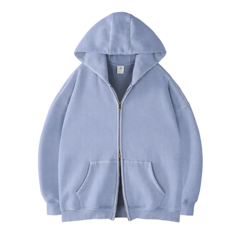 Unisex Oversized Zip-Up Hoodie