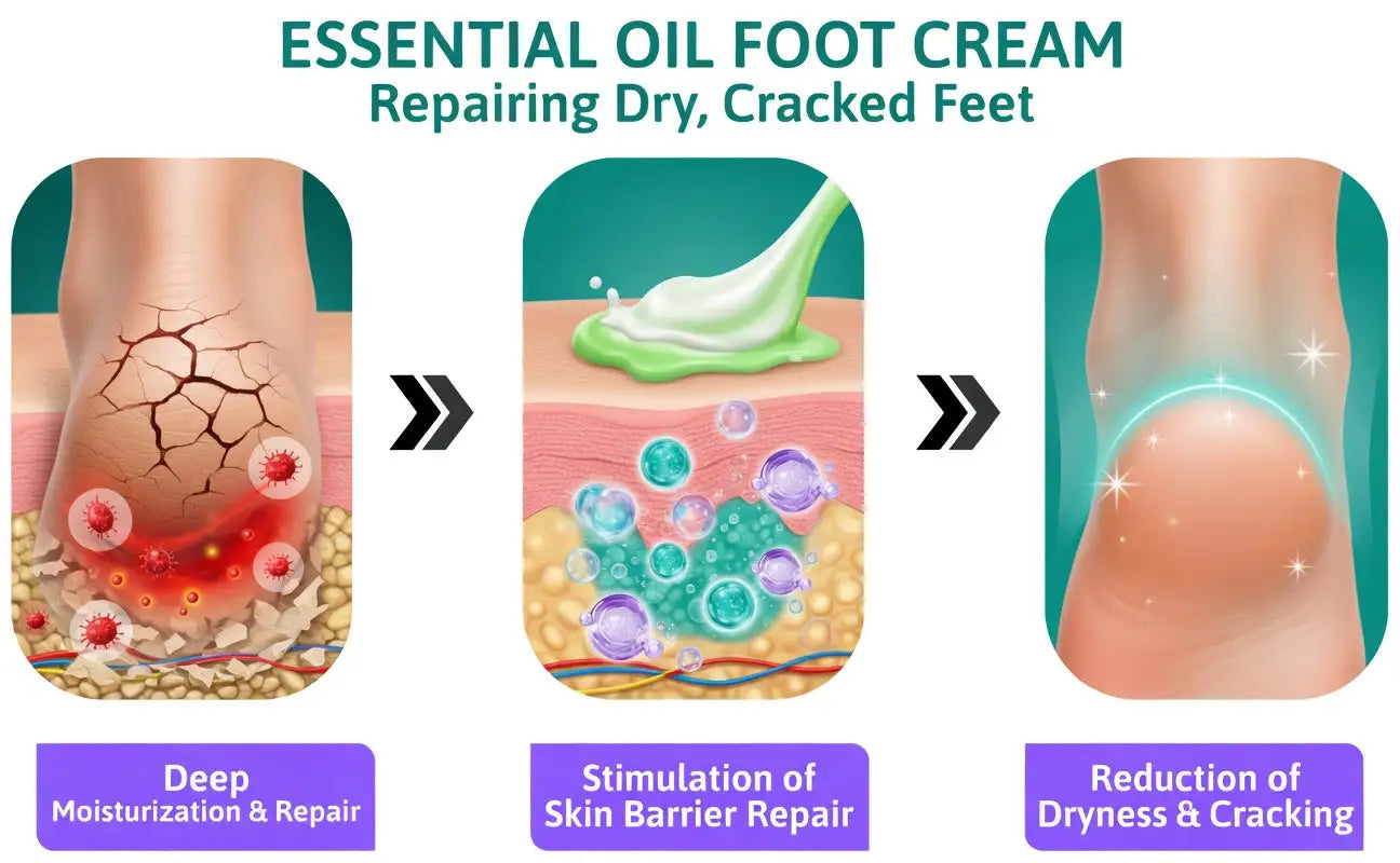 NEWYUOTM Tea Tree Oil Foot Cream