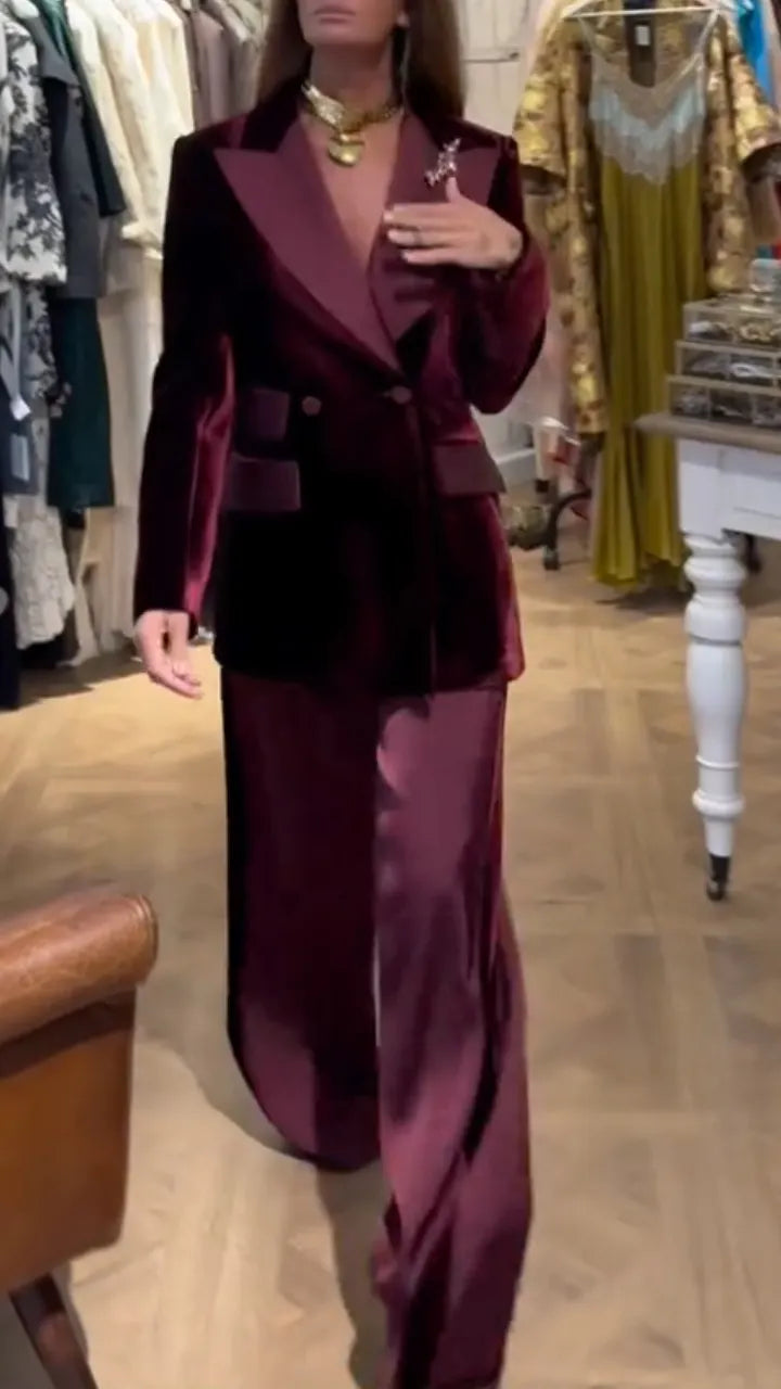 复制Brown Turtleneck Swing Maxi Dress with Teal Lace Hem